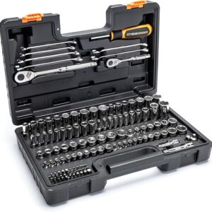 GEARWRENCH Juego de herramientas manuales de mecánica de 121 piezas