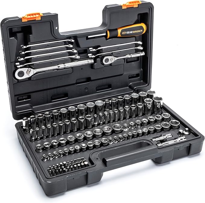 GEARWRENCH Juego de herramientas manuales de mecánica de 121 piezas